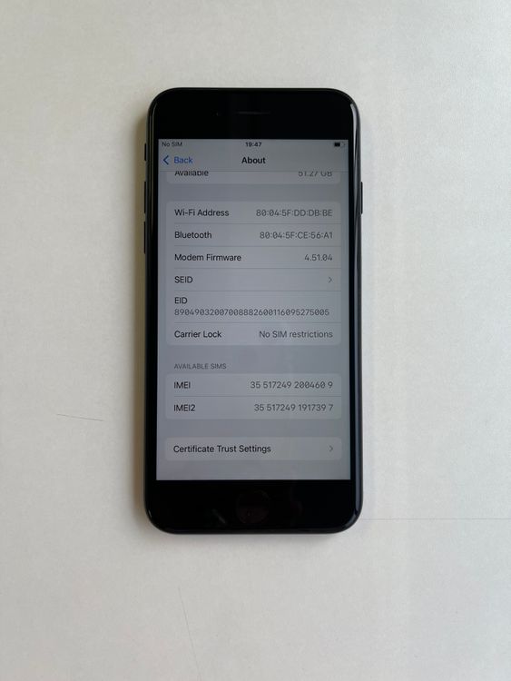 ���� iPhone SE (��3����) 64GB �ߥåɥʥ��� �Хåƥ꡼90% - 4609