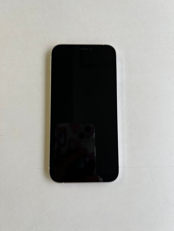 ���� iPhone 12 mini 64GB �ۥ磻�� �Хåƥ꡼100% - 8906