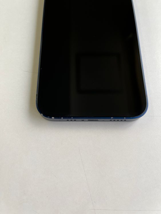 ���� iPhone 12 64GB �֥롼 �Хåƥ꡼100% MGHR3J/A - 4184