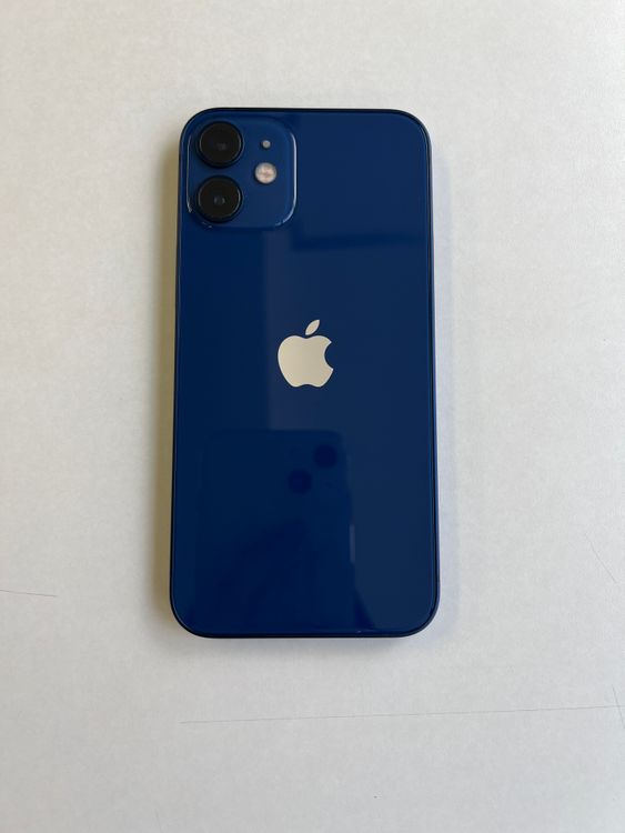 ���� iPhone 12 mini 64GB �֥롼 �Хåƥ꡼100% - 1054