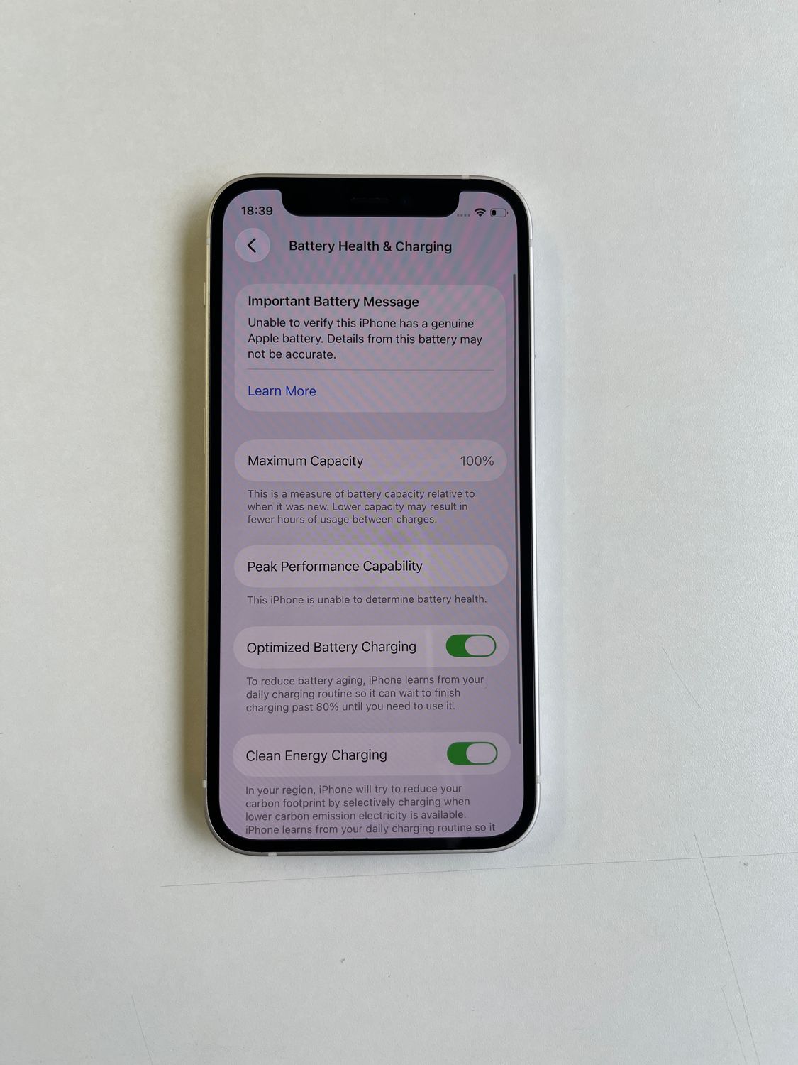ムスビー｜美品 iPhone 12 mini 64GB ホワイト バッテリー100% - 9230
