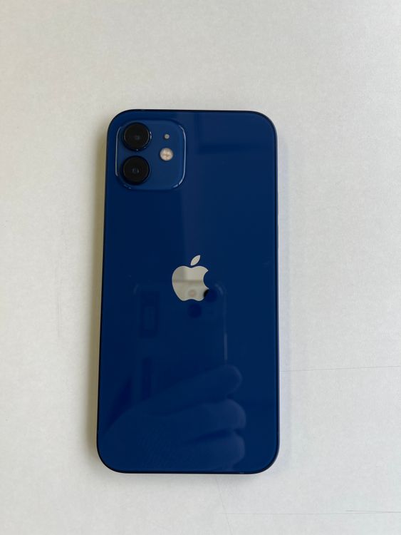  iPhone 12 128GB ֥롼 Хåƥ꡼100% MGHX3J/A - 7803