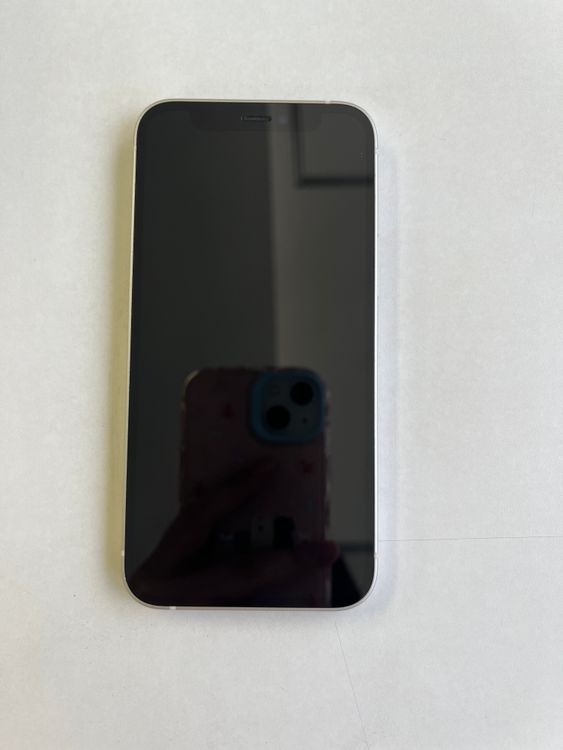 ���� iPhone 12 mini 64GB �ۥ磻�� �Хåƥ꡼100% - 0107