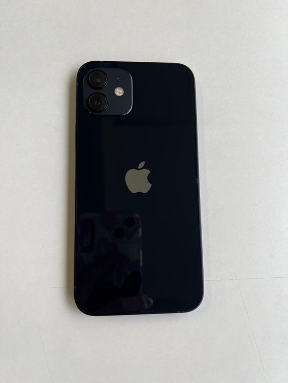 ���� iPhone 12 128GB �֥�å� �Хåƥ꡼100% MGHU3J/A - 8414