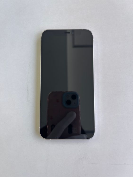 ���� iPhone 12 mini 64GB �ۥ磻�� �Хåƥ꡼100% - 0367