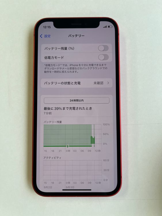  iPhone 12 mini 128GB RED Хåƥ꡼100% MGDN3J/A