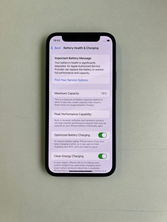 ���� iPhone 12 mini 128GB �֥롼 �Хåƥ꡼76% - 8711