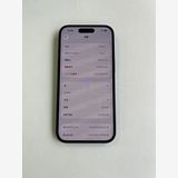 ���� iPhone 15 128GB �֥�å� �Хåƥ꡼83% MTMH3J/A - 2964