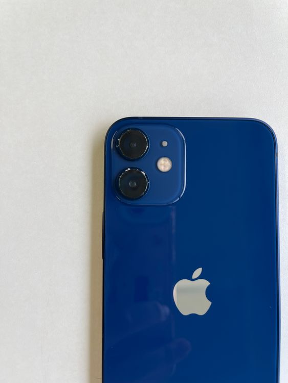 ���� iPhone 12 mini 64GB �֥롼 �Хåƥ꡼100% - 9154