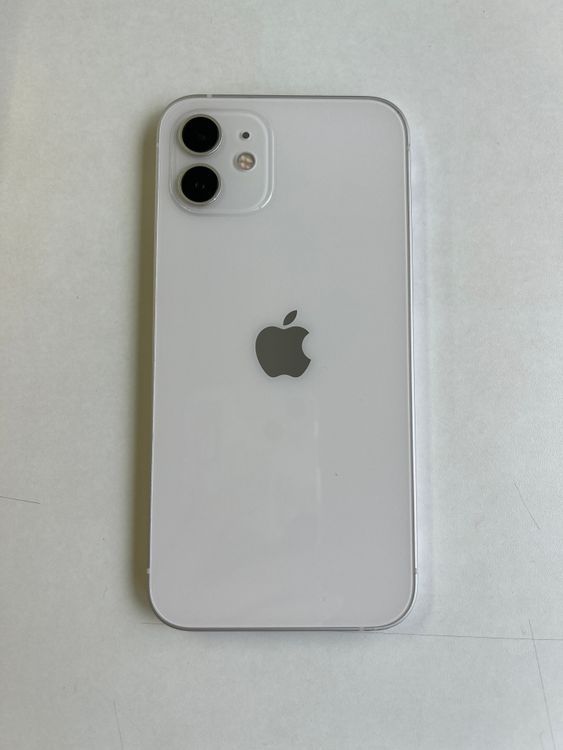 ���� iPhone 12 64GB �ۥ磻�� �Хåƥ꡼100% MGHP3J/A - 4122