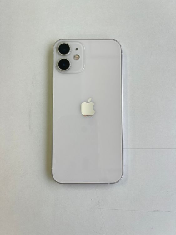���� iPhone 12 mini 64GB �ۥ磻�� �Хåƥ꡼100% - 7488
