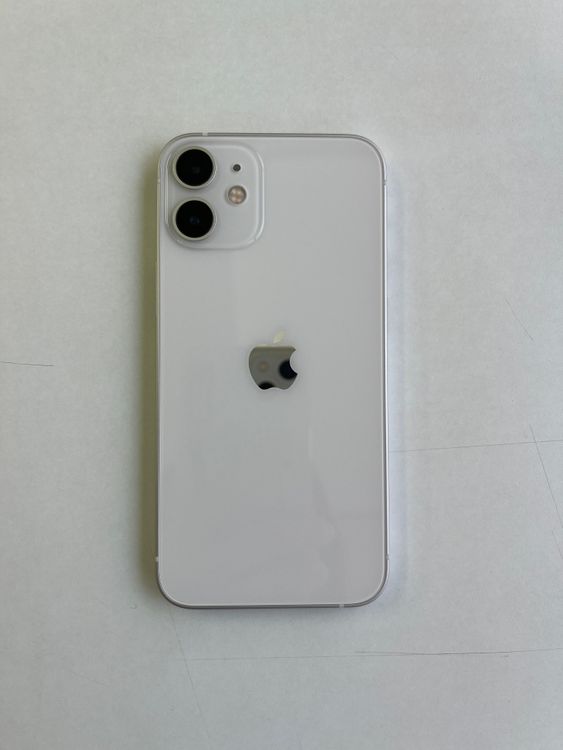���� iPhone 12 mini 64GB �ۥ磻�� �Хåƥ꡼100% - 7242