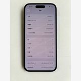 ���� iPhone 15 128GB �֥�å� �Хåƥ꡼89% MTMH3J/A - 0564