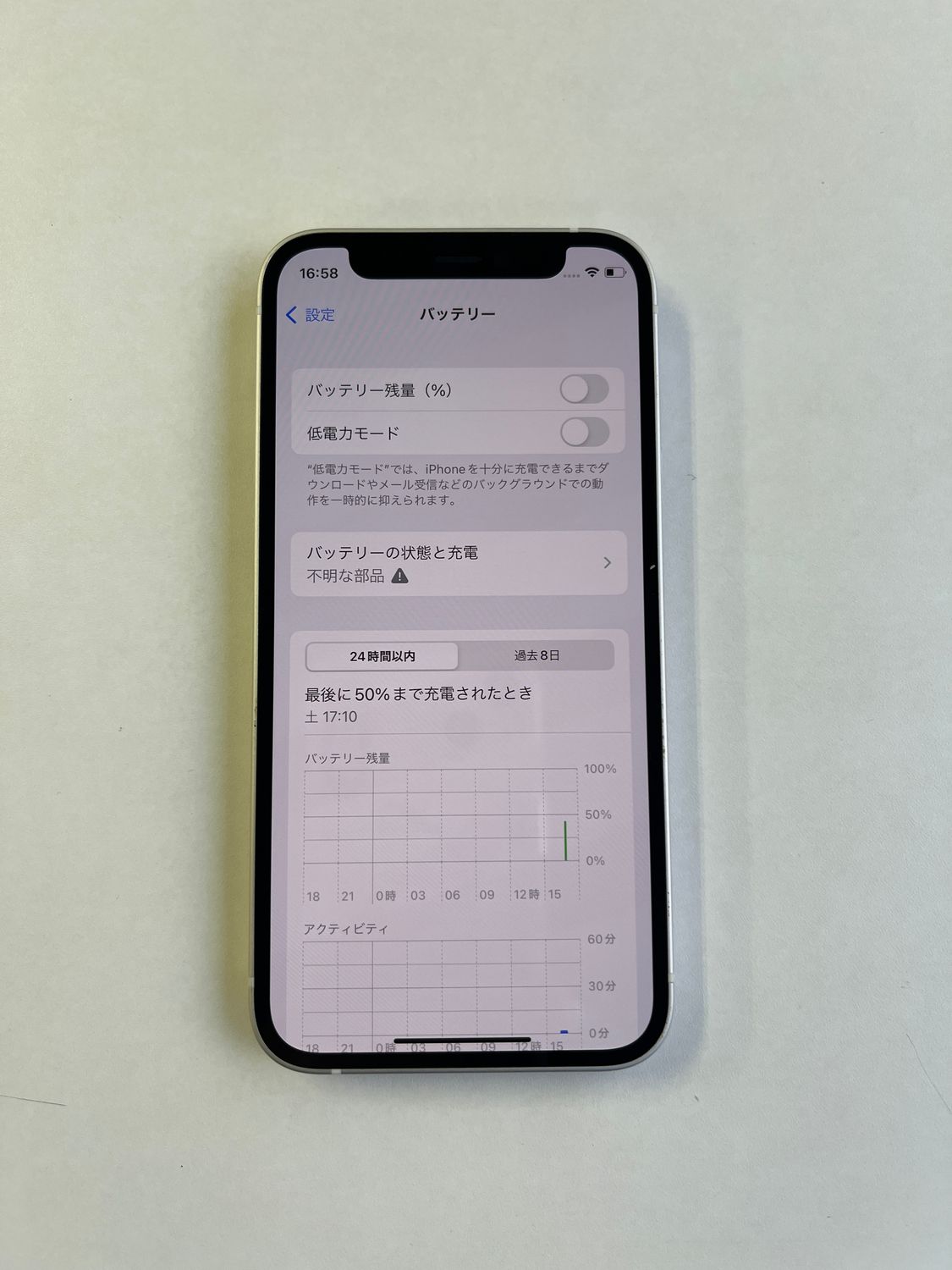 iPhone12mini 64GB ホワイト バッテリー最大残量85% ムスビー｜美品 iPhone 12 mini 64GB ホワイト バッテリー100% - 4484