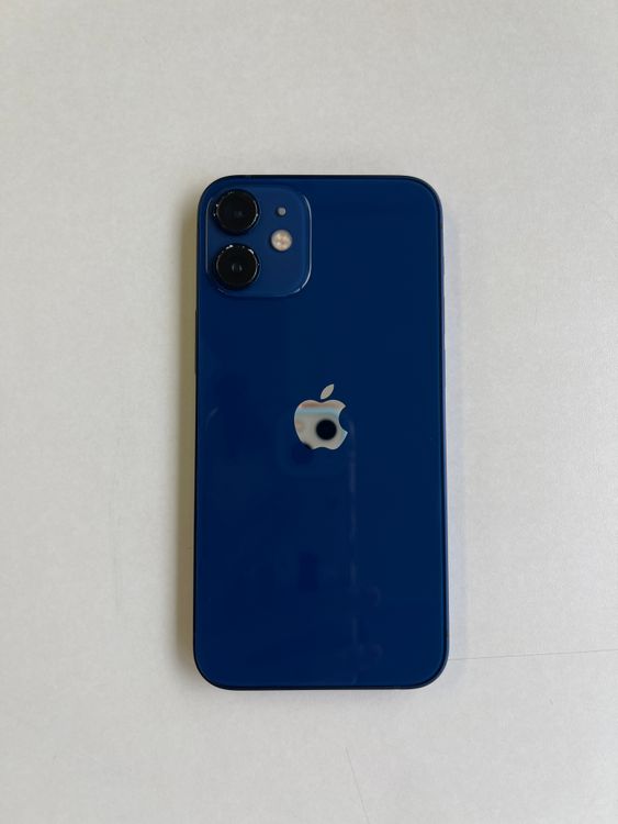 ���� iPhone 12 mini 64GB �֥롼 �Хåƥ꡼100% - 9154