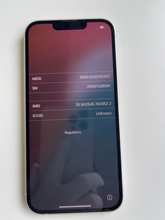  iPhone13 128GB 饤 Хåƥ꡼85% MLND3J/A - 03522