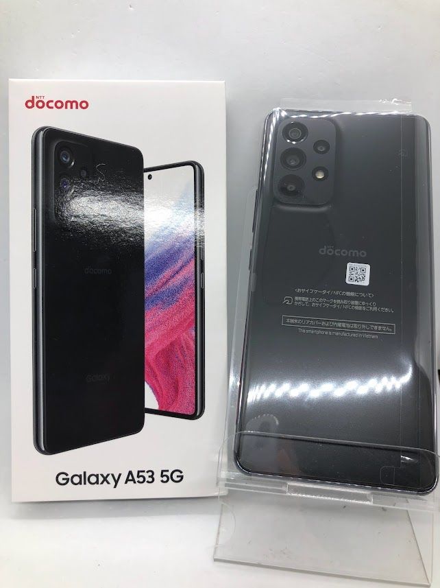 ムスビー｜Galaxy A53 5G SC-53C 128GB ブラック SIMフリー ドコモ版  