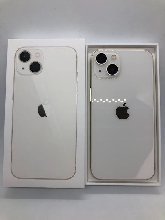 ムスビー｜iPhone13 128GB スターライト SIMフリー au版 バッテリー100 