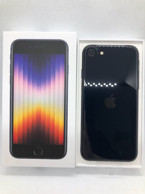 ムスビー｜iPhone SE(第3世代) 64GB ミッドナイト SIMフリー au版 未 