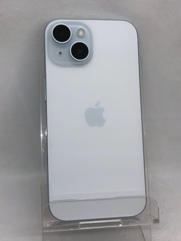 ムスビー｜iPhone15 128GB ブルー SIMフリー au版 バッテリー100 