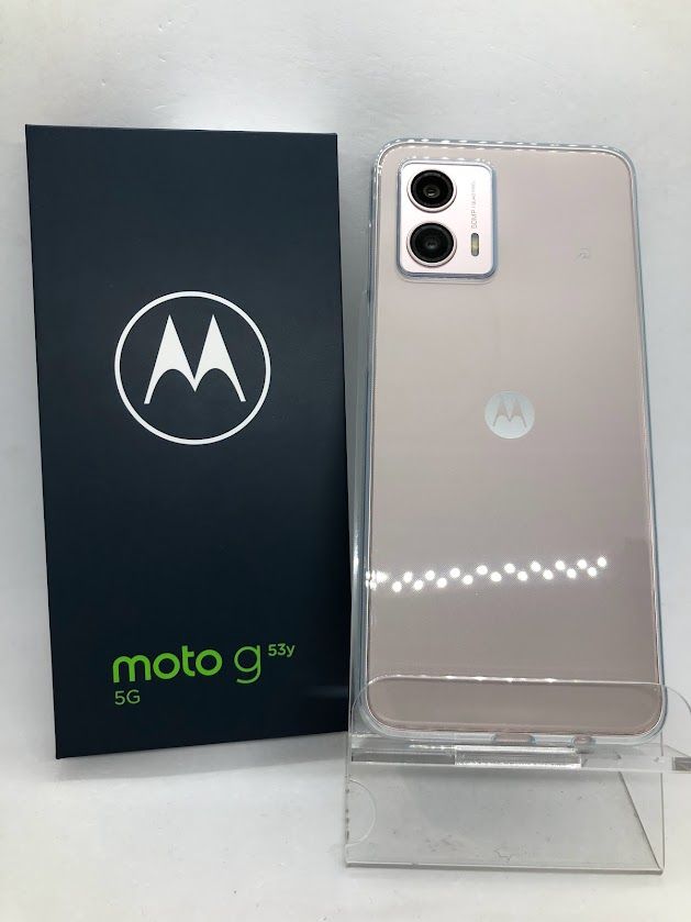 ムスビー｜moto g53y 5g 128GB ペールピンク SIMフリー Yモバイル版 未 