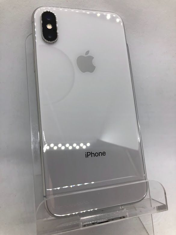 ムスビー｜iPhone X 64GB シルバー SIMフリー au版 バッテリー75 