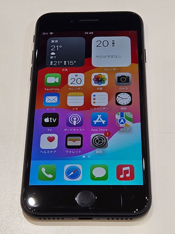 ڽŹݺѡiPhoneSE2 64GB ֥å SIMåѤ