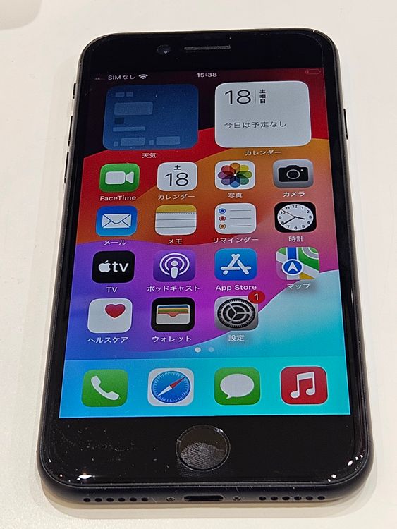 ڽŹХåƥ꡼򴹺ѡiPhoneSE2 64GB ֥å SIMåѤ