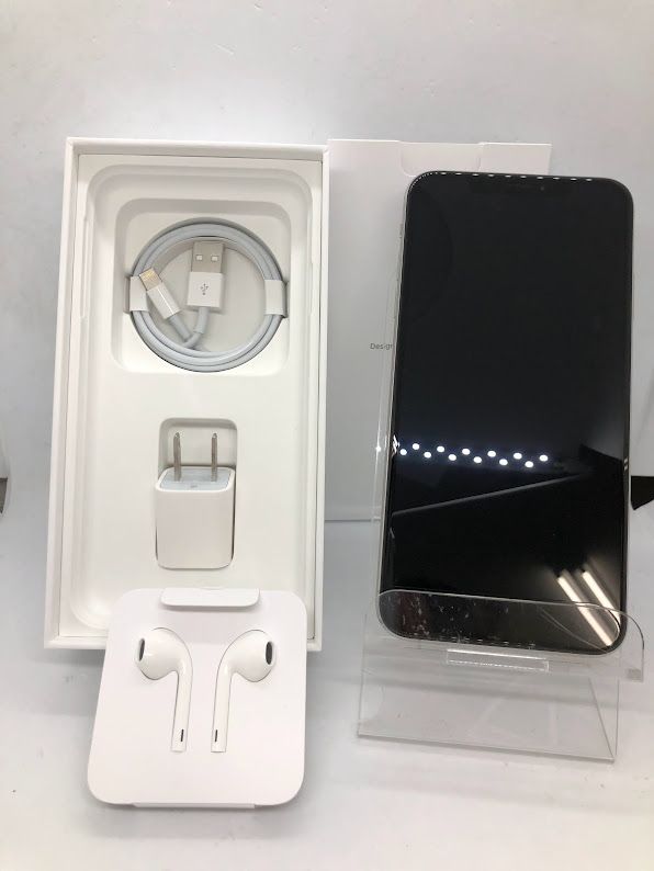 iPhone XS 256GB シルバー/大容量3200mAh新品バッテリー100  