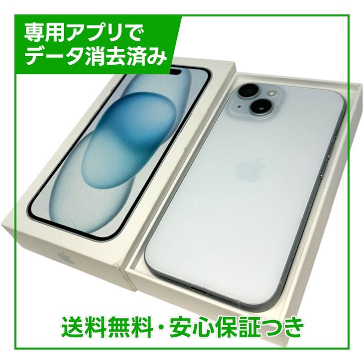 iPhone��15��256GB���֥롼��SIM�ե꡼��au��