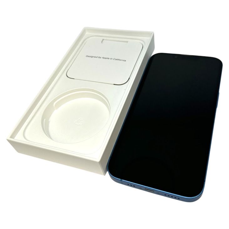 iPhone��13��256GB���֥롼��SIM�ե꡼��au��