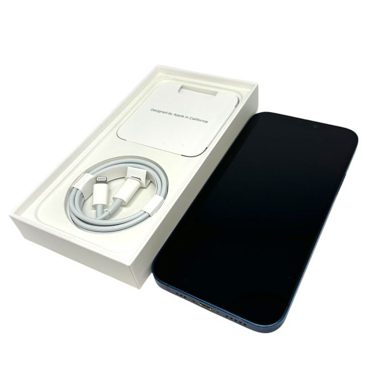 iPhone��12��64GB���֥롼��SIM�ե꡼�����եȥХ���