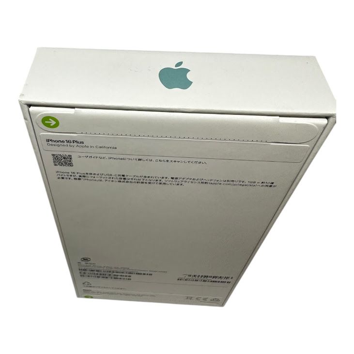 【未開封品】iPhone 16Plus 256GB ティール SIMフリー