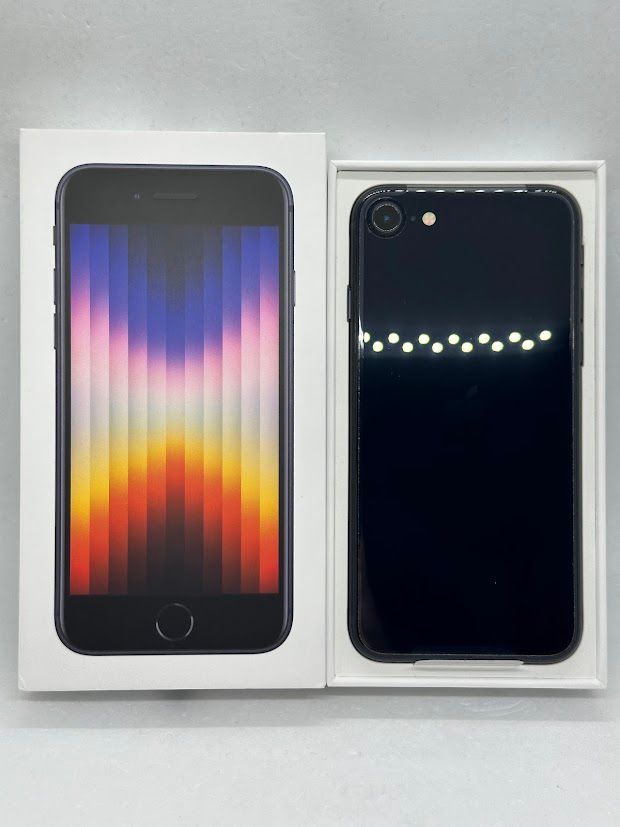 ムスビー｜iPhone SE(第3世代) 64GB ミッドナイト SIMフリー au版 未 
