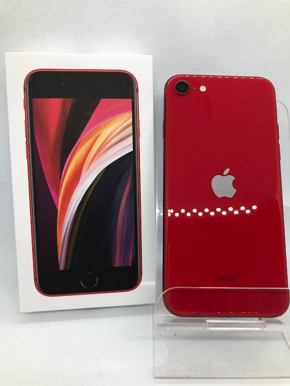 パッケージ未開封 新品 au とおせ iPhone SE 64GB 第2世代 レッド 赤 