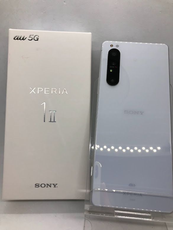 ムスビー｜Xperia 1 II SOG01 128GB ホワイト SIMフリー au版【Xperia 