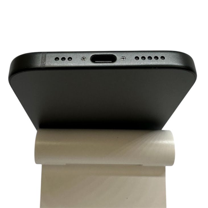 �ڥХåƥ꡼100%��iPhone��15��128GB���֥�å���SIM�ե꡼��au��