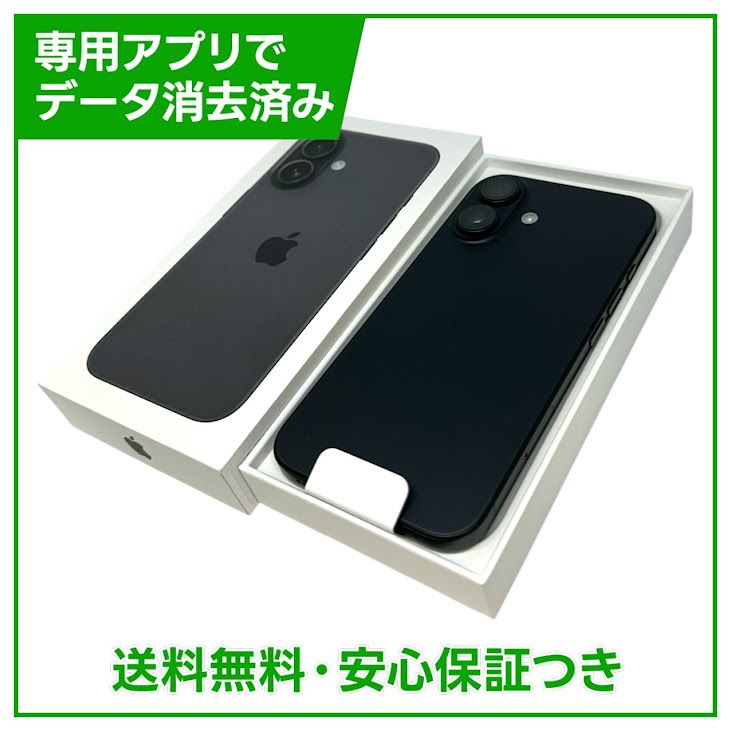 ��̤�����ʡ�iPhone��16��128GB���֥�å���SIM�ե꡼���ɥ�����