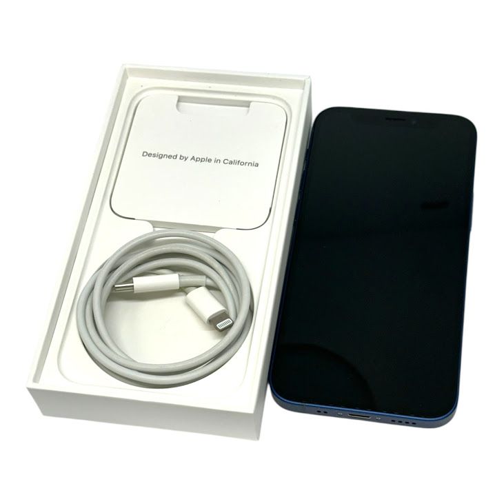 ڥХåƥ꡼90%iPhone12mini128GB֥롼SIMե꡼ɥ