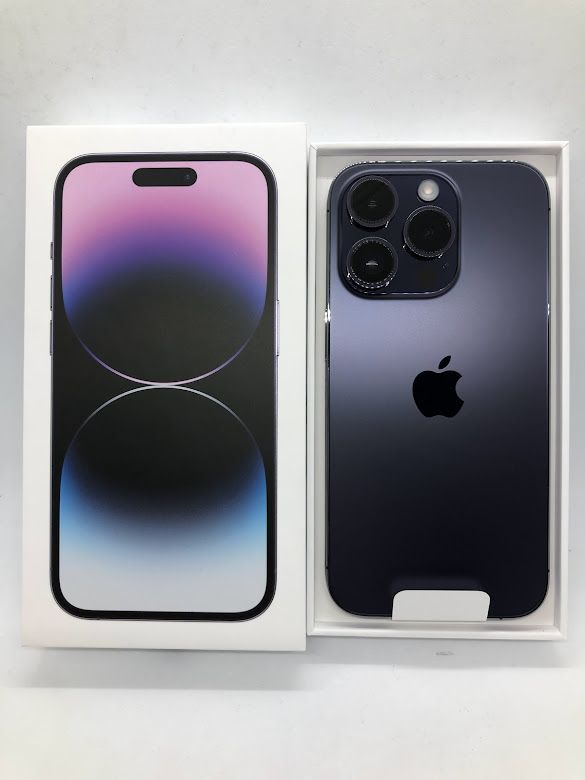 ムスビー｜iPhone14 Pro 128GB ディープパープル SIMフリー au版 未  