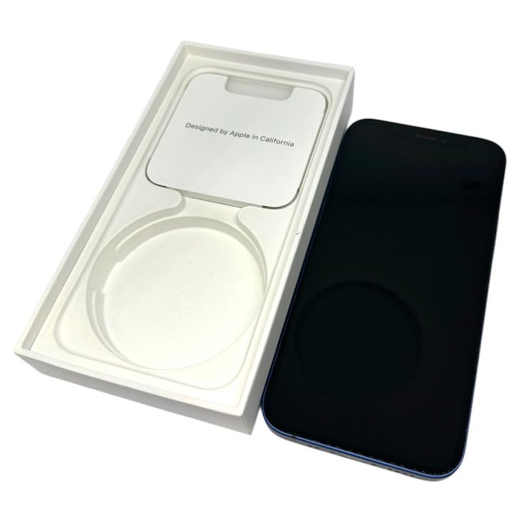 iPhone��12mini��64GB���֥롼��SIM�ե꡼�����եȥХ���