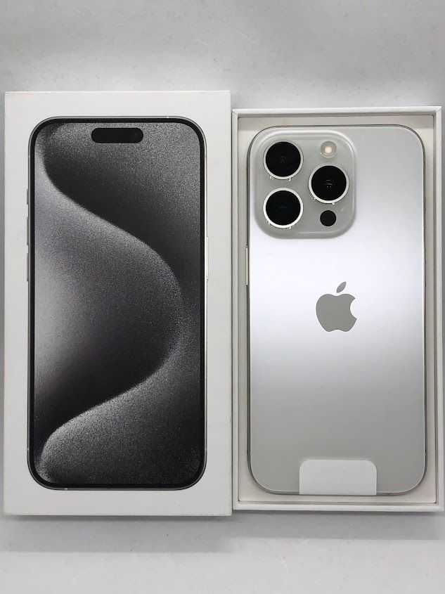 ムスビー｜iPhone15 Pro 128GB ホワイトチタニウム SIMフリー 未使用品  