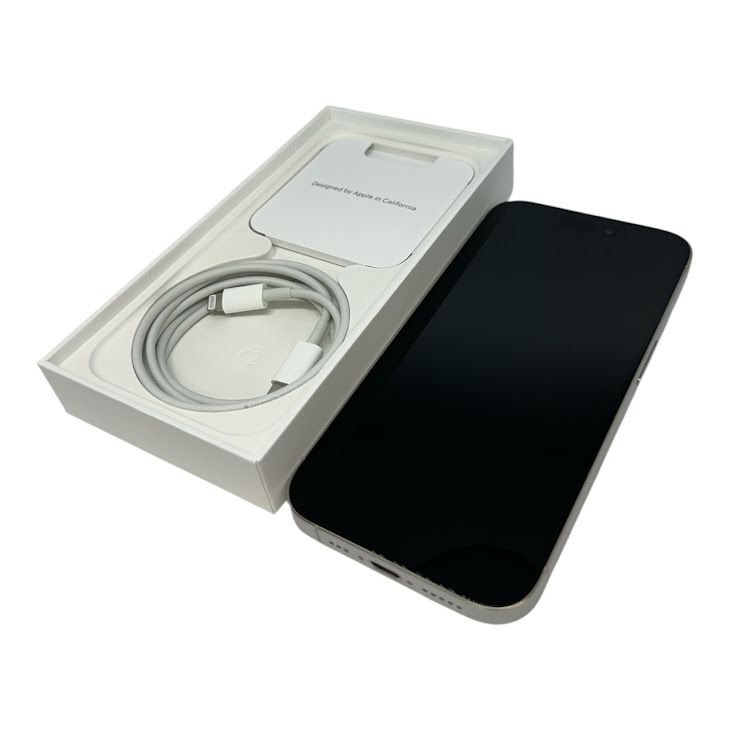 �ڥХåƥ꡼90%��iPhone��15Pro��256GB���ۥ磻�ȥ����˥��ࡡSIM�ե꡼