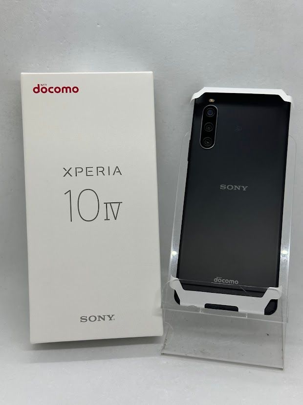ムスビー｜Xperia 10 IV SO-52C 128GB ブラック SIMフリー ドコモ版 未  