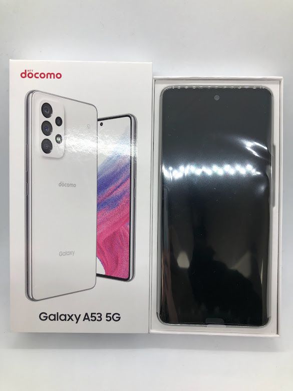 ムスビー｜Galaxy A53 5G SC-53C 128GB オーサムホワイト ドコモ版 未  