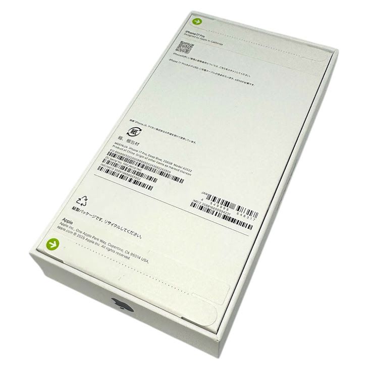 ��̤�����ʡ�iPhone��17Pro��256GB���ǥ����ץ֥롼��SIM�ե꡼