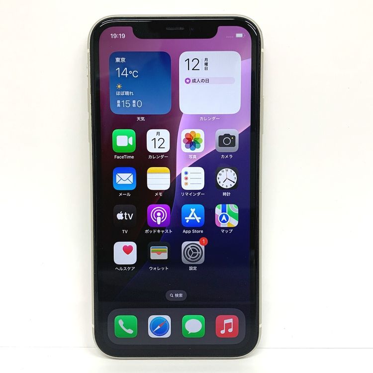 �ڼ��ߤʤߡۡ�IT54���ɥ����iPhone11 128GB �ۥ磻�� NWM22J/A�����