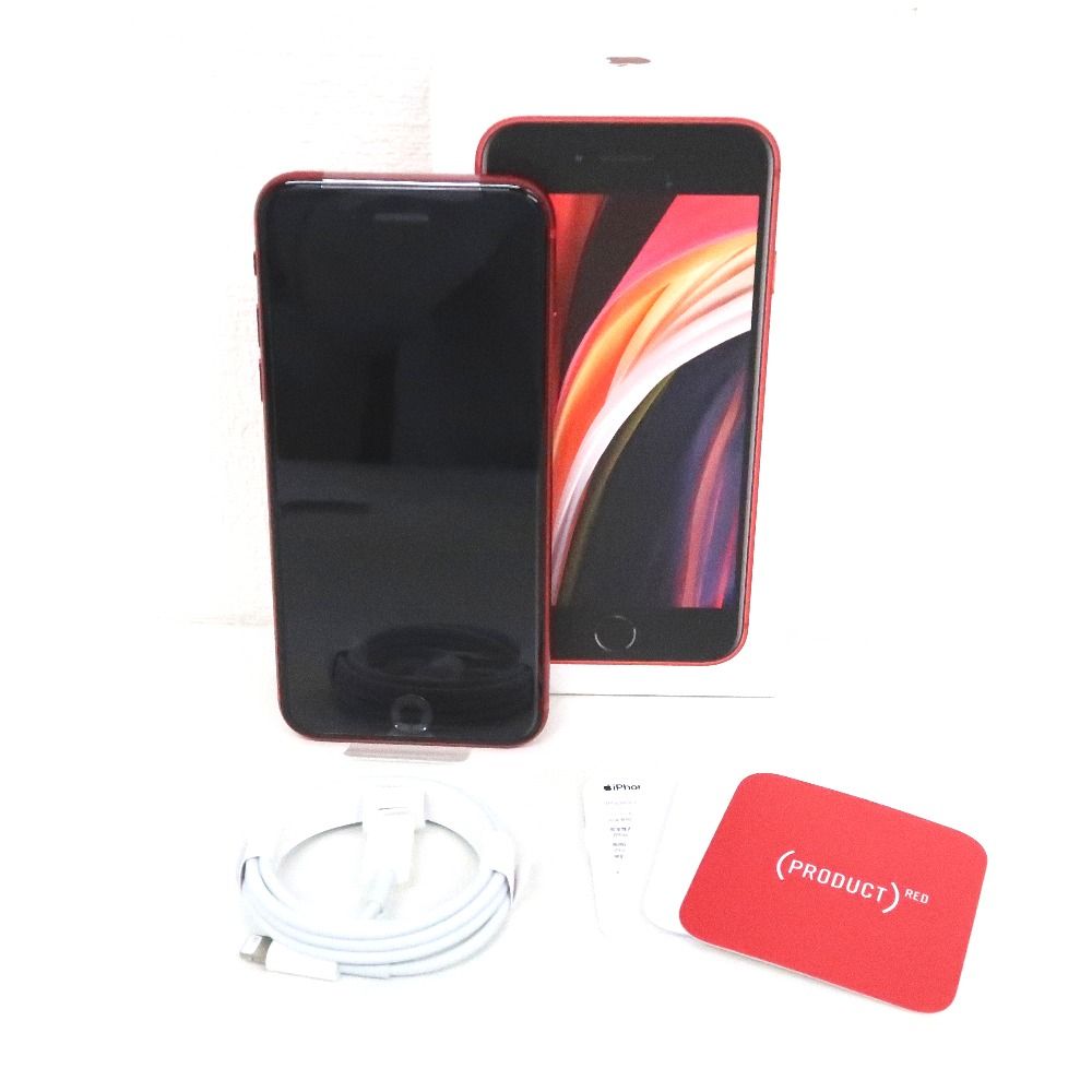 ムスビー｜【質みなみ】☆10☆au☆iPhoneSE 64GB レッド MHGR3J/A 