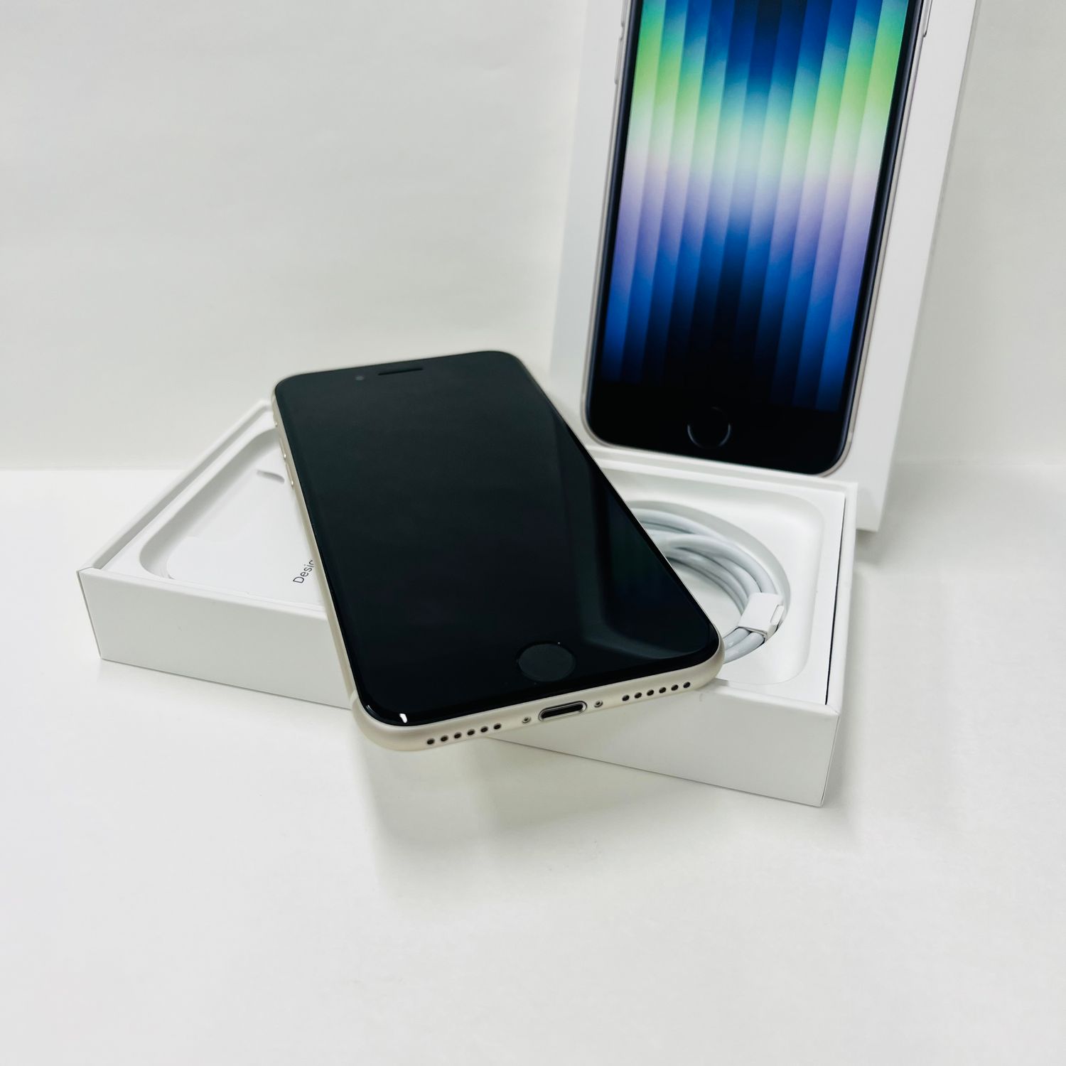 ムスビー｜電池92% iPhone SE3 128GB SIMフリー 47300【iPhone SE(第3