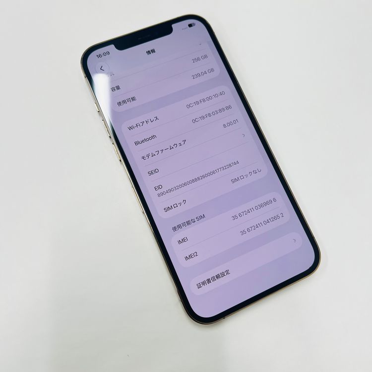 ����89% iPhone 12 Pro Max 256GB SIM�ե꡼ 69696